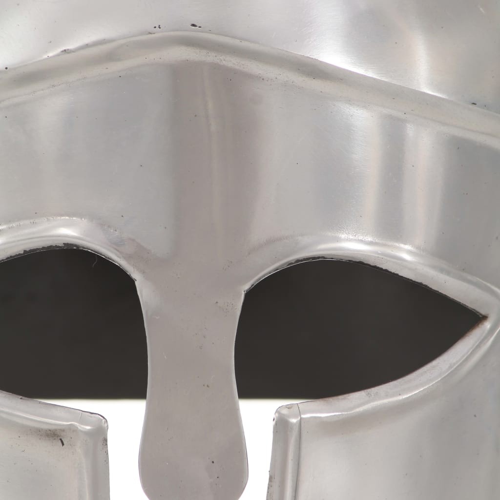 Greek Warrior Helmet Antique Replica LARP Silver Steel